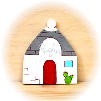 Trullo souvenir in legno