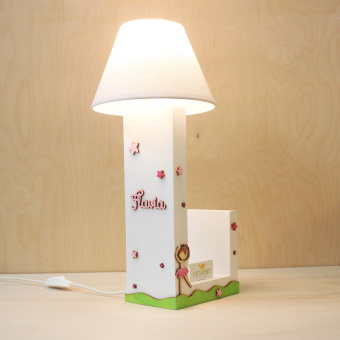 Lampada portalibro a tema ballerina