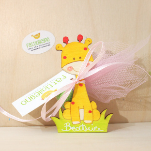 Giraffa Savana con Cespuglio