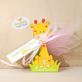 Giraffa Savana con Cespuglio