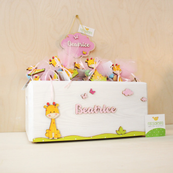 Giraffa Savana con Cespuglio