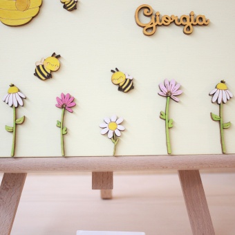 Album portafoto alveare api fiori