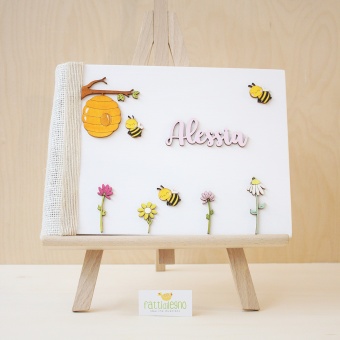 Album portafoto alveare api fiori