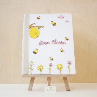 Album portafoto alveare api fiori